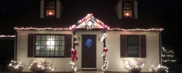 Holiday Lights on House in East Troy