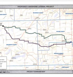We Energies Map for revised natural gas pipeline Dec 5th